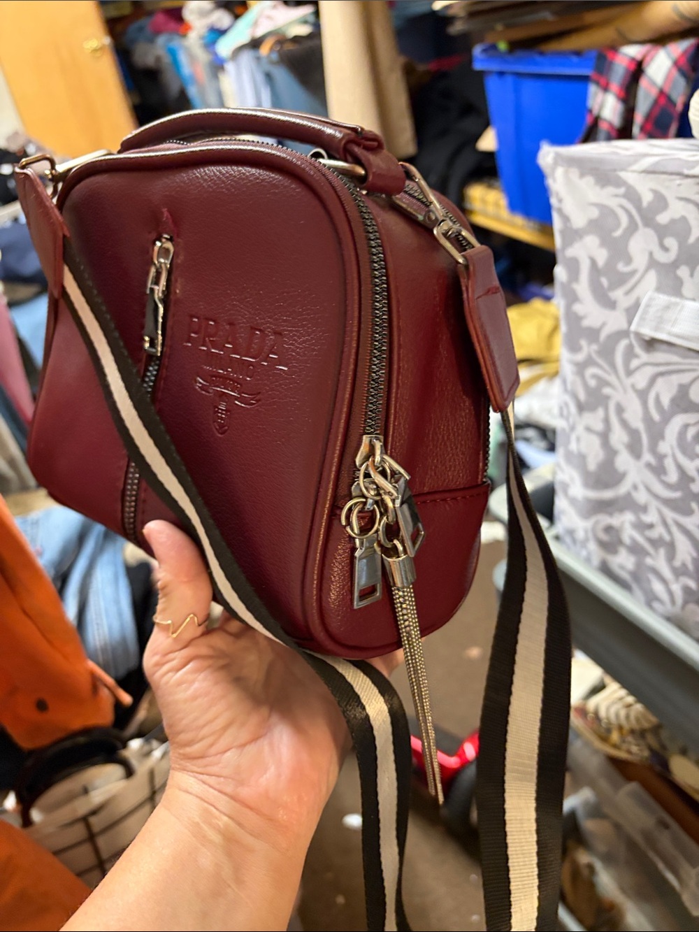 Inspired Bag in Burgundy - Picture 6 of 8